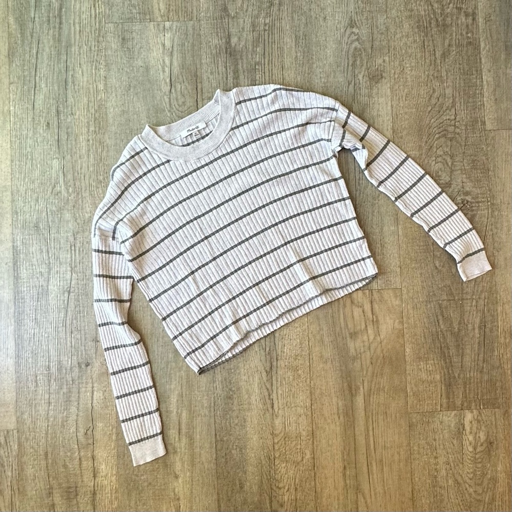 Madewell Crewneck Cropped Sweater